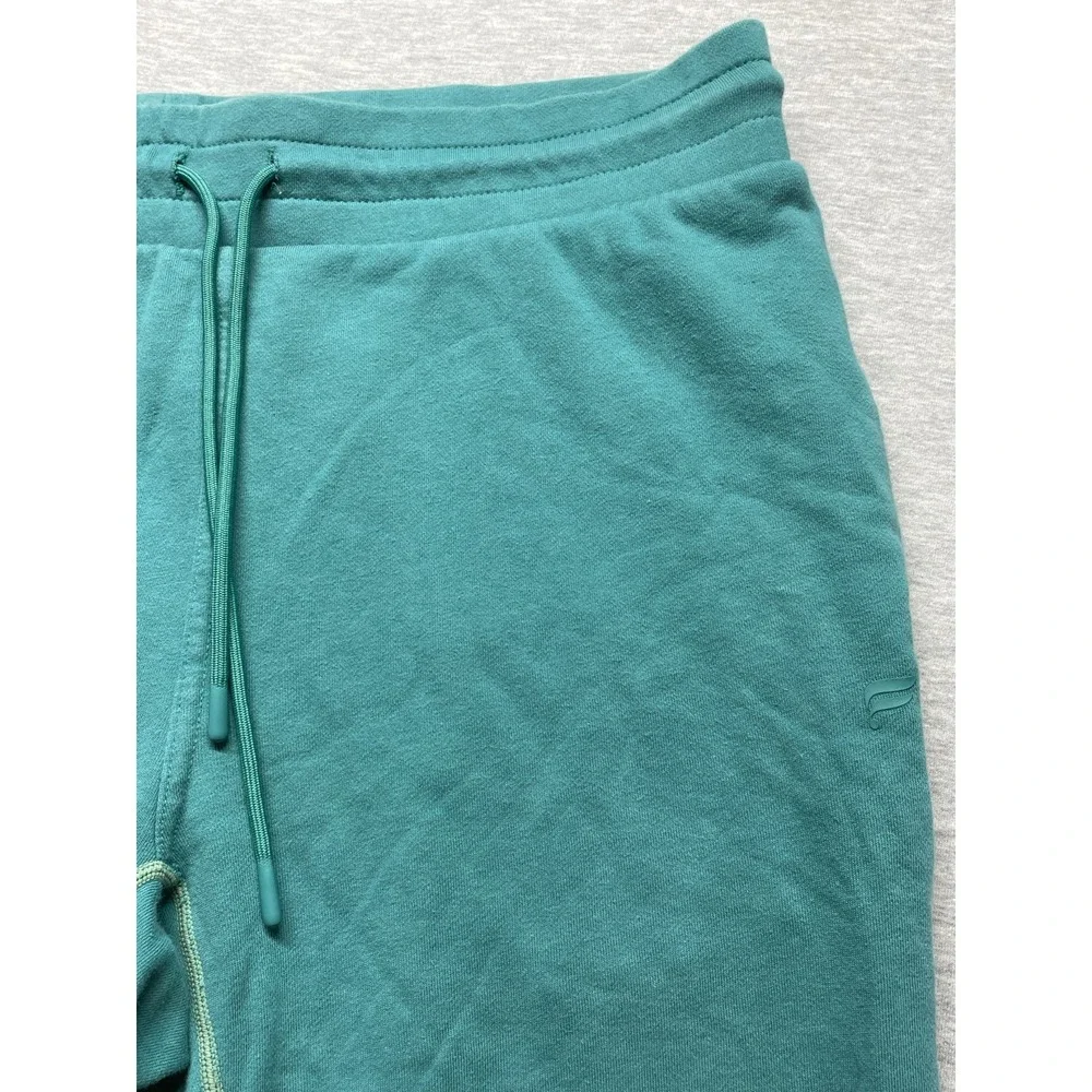 Fabletics Jogger Pants Mens XL Teal Tapered Leg Drawstring Gym Training Athletic